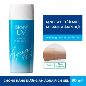 Gel Chong Nang Biore Mang Nuoc Duong Am Spf50 Pa 90ml